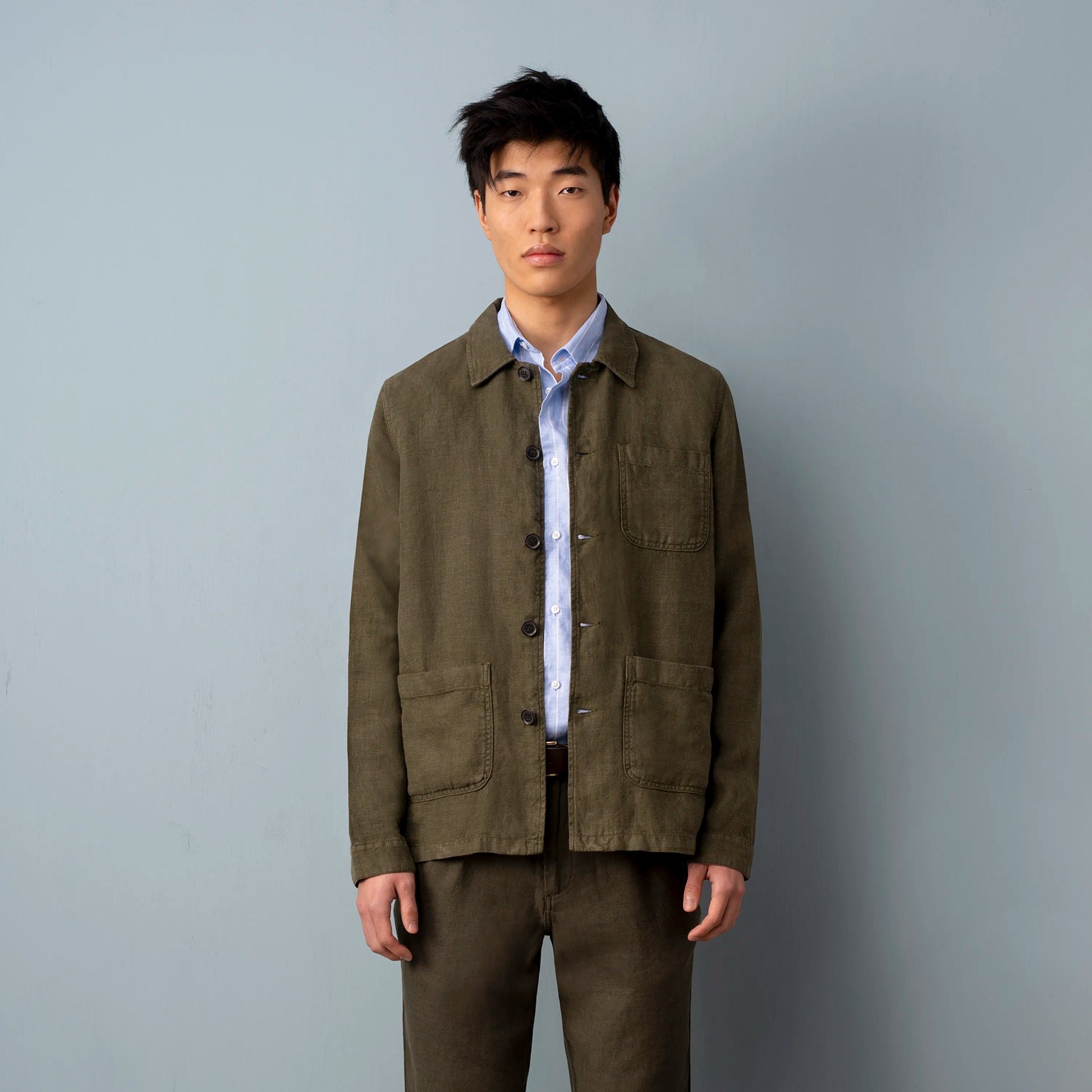 ジャケット・アウター Gurnak \" Linen Lapel work jacket \" Gurnak Linen Lapel work jacket