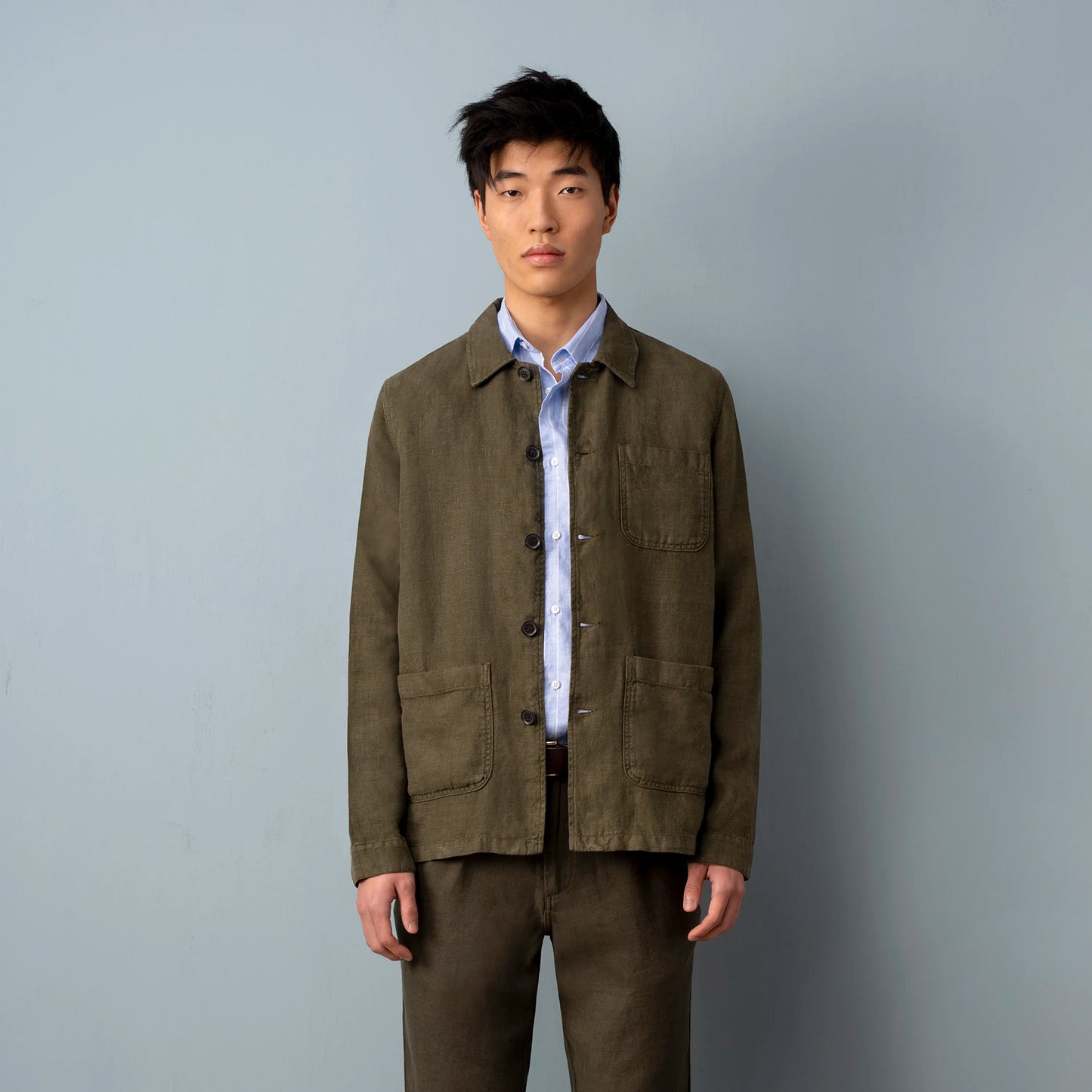 Linen Work Jacket
