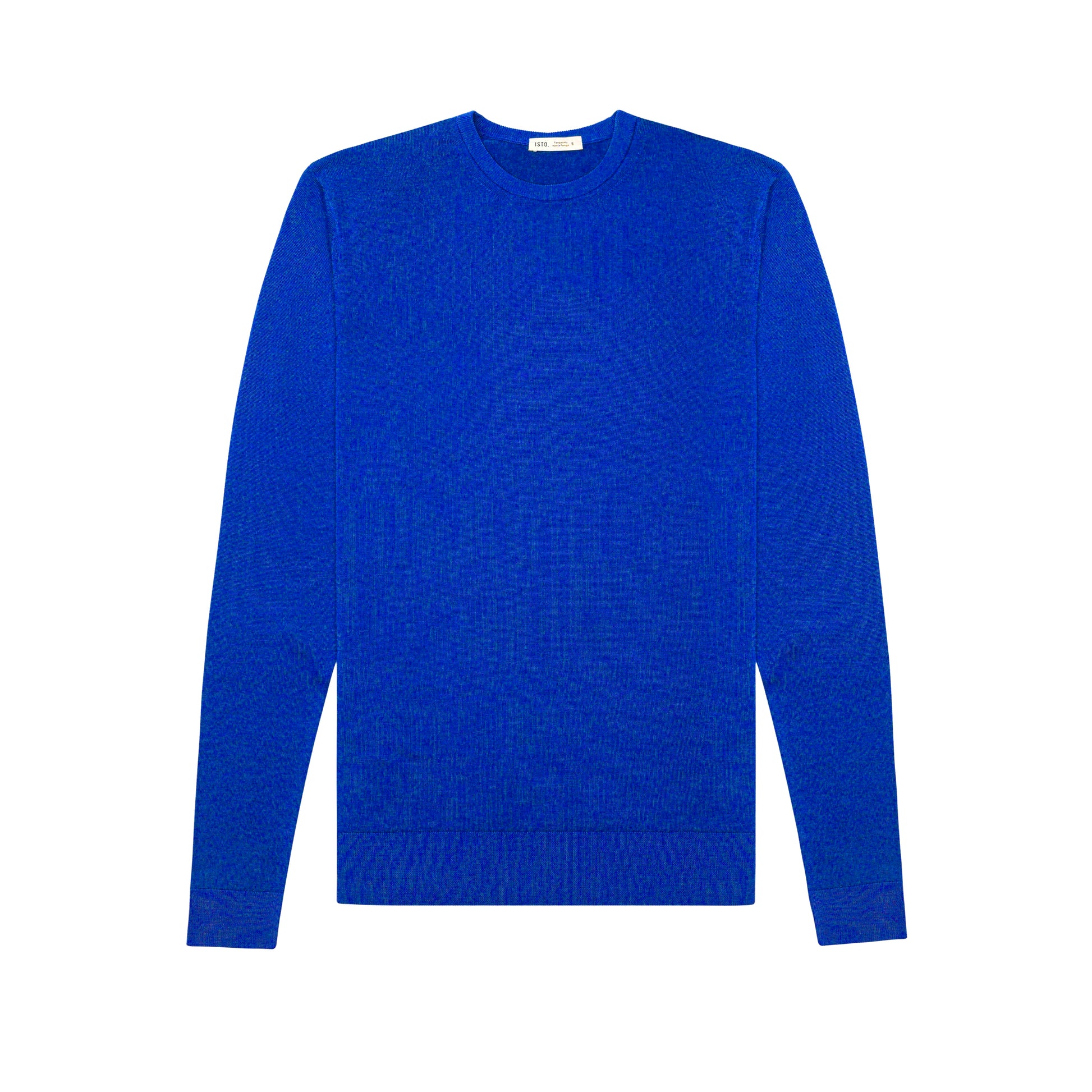 Merino Wool Sweater Cobalt Blue ISTO