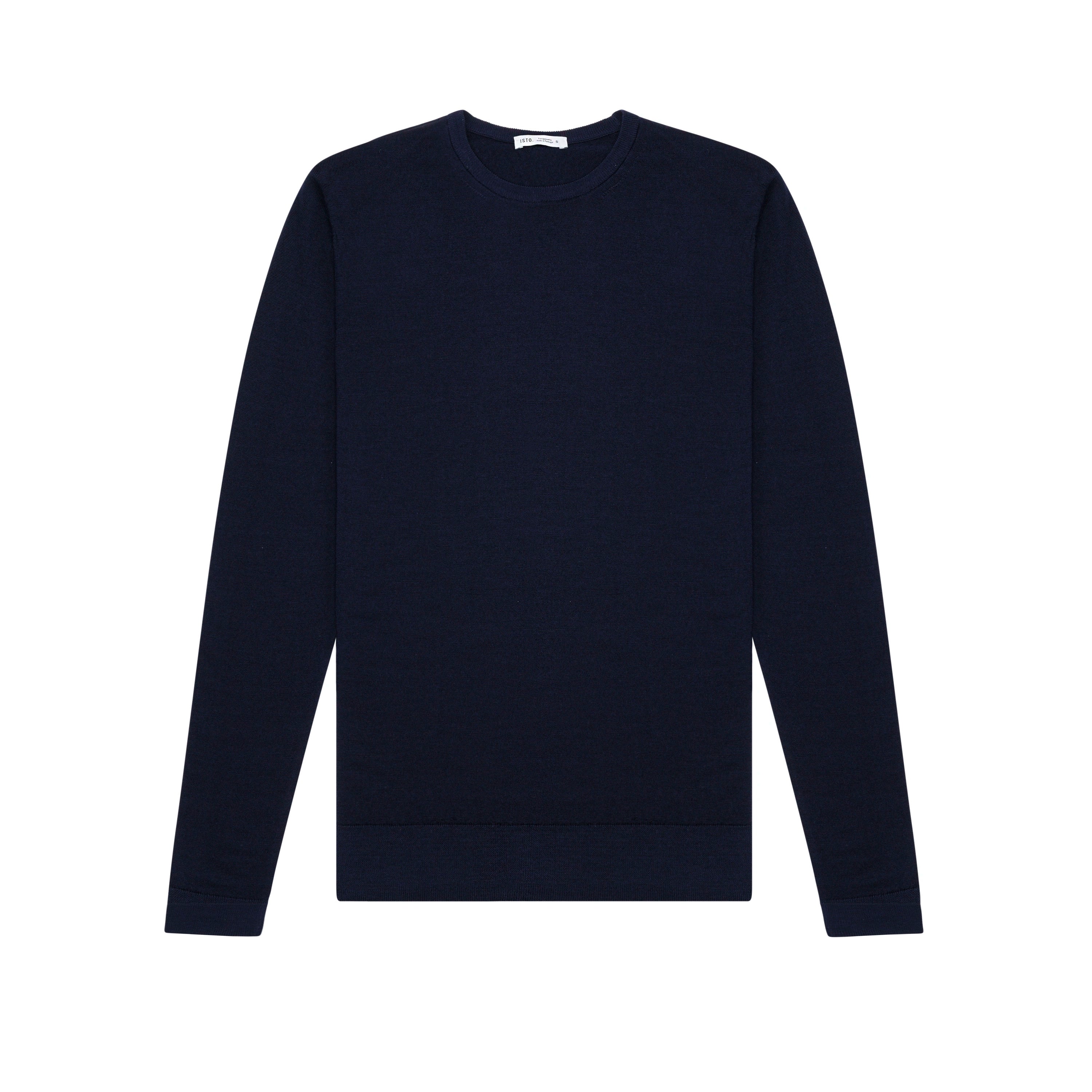 Merino Wool Sweater Navy | ISTO.