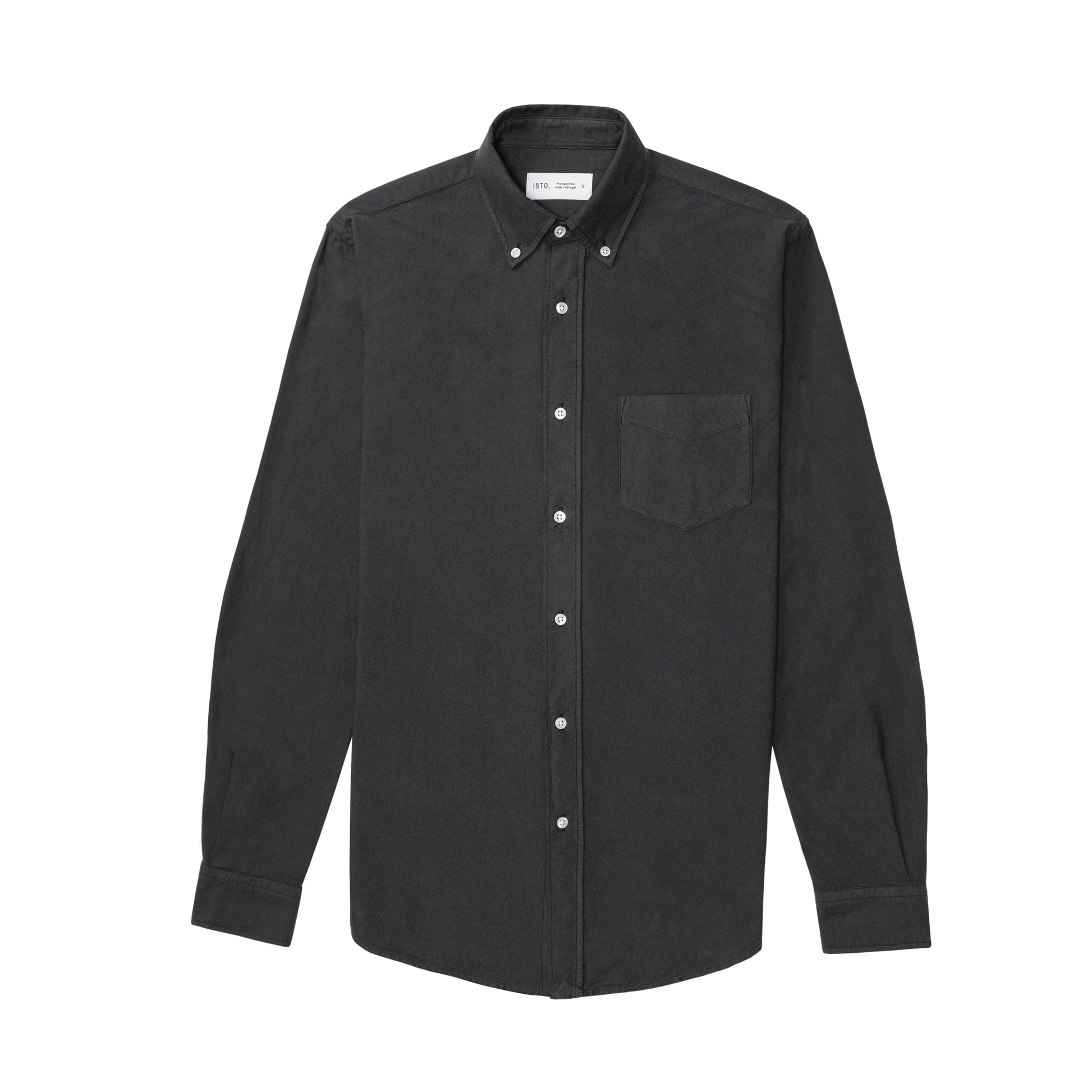 NORMAL SHIRT Shirts ISTO. Charcoal XS