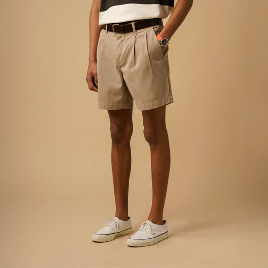 PLEATED SHORTS