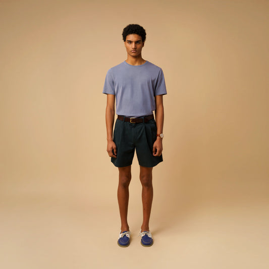 PLEATED SHORTS