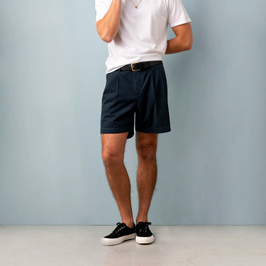 PLEATED SHORTS