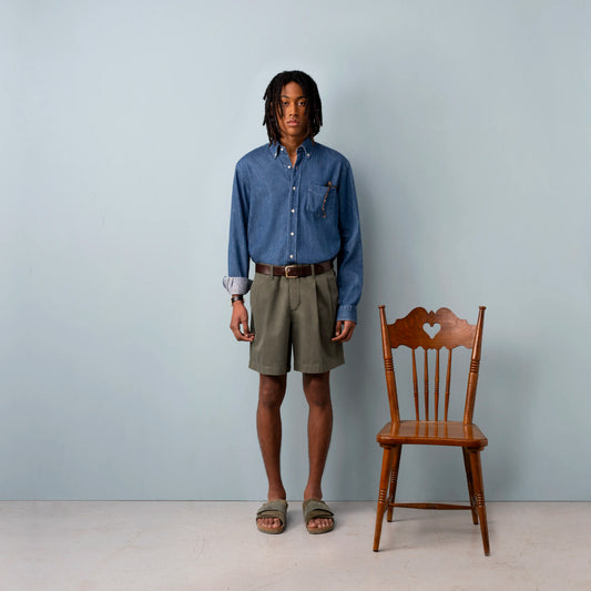 Pleated Shorts