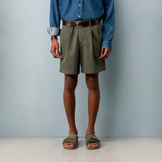 PLEATED SHORTS