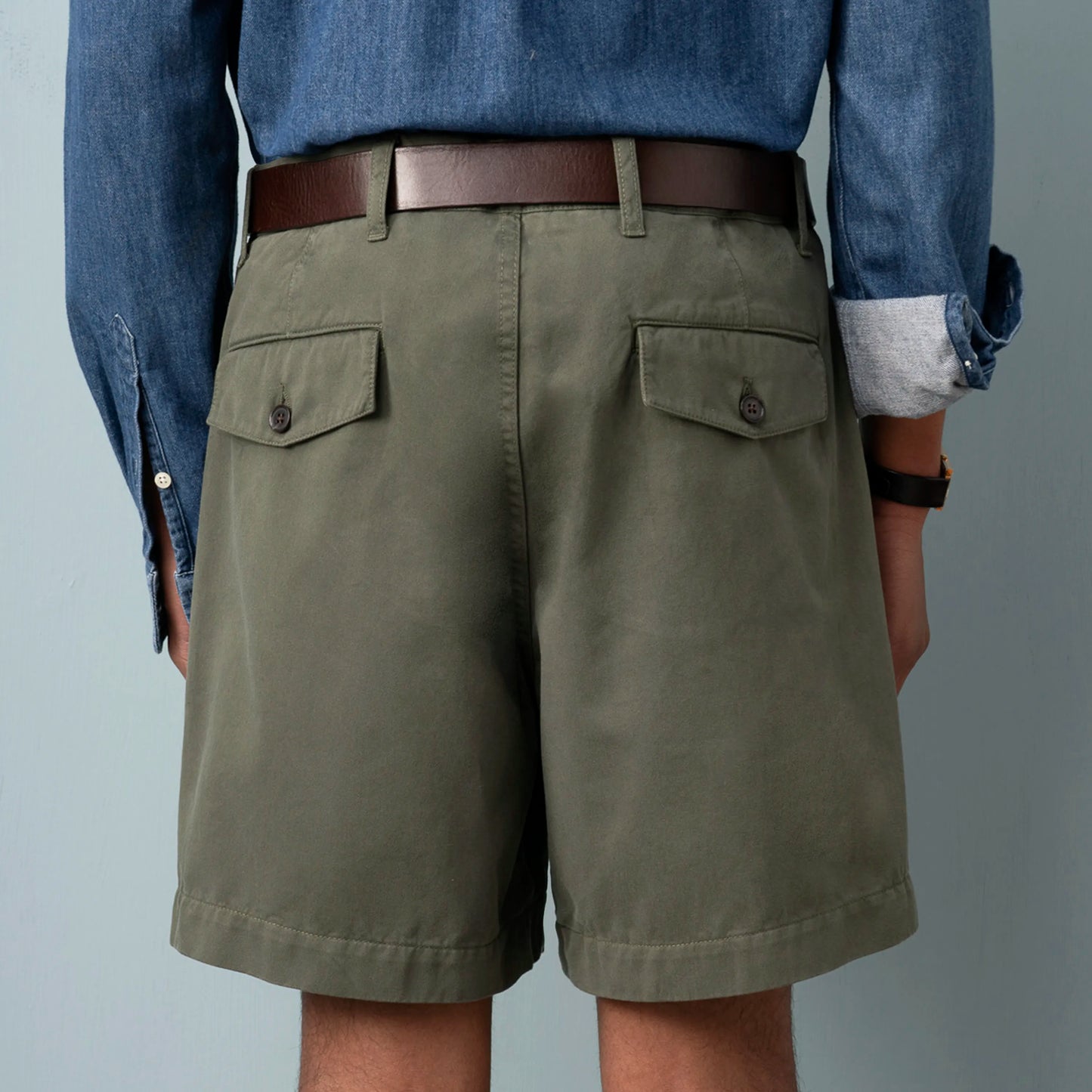 Pleated Shorts