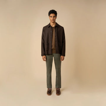 RECYCLED WOOL WORK JACKET