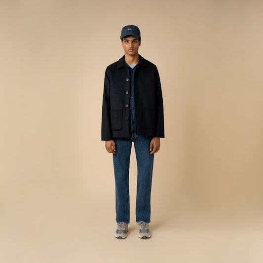 RECYCLED WOOL WORK JACKET
