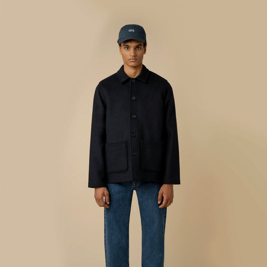 RECYCLED WOOL WORK JACKET