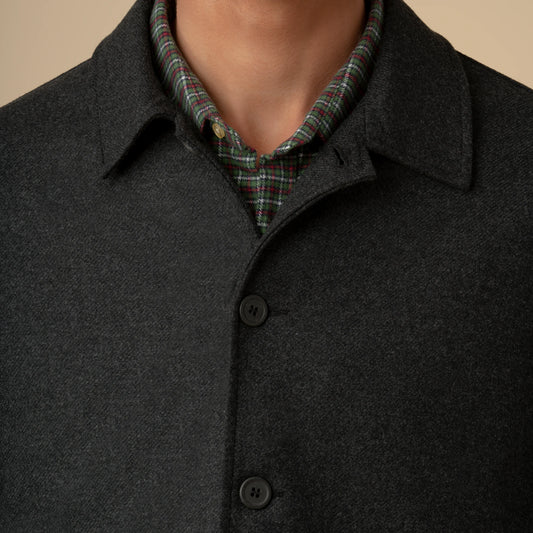 RECYCLED WOOL WORK JACKET
