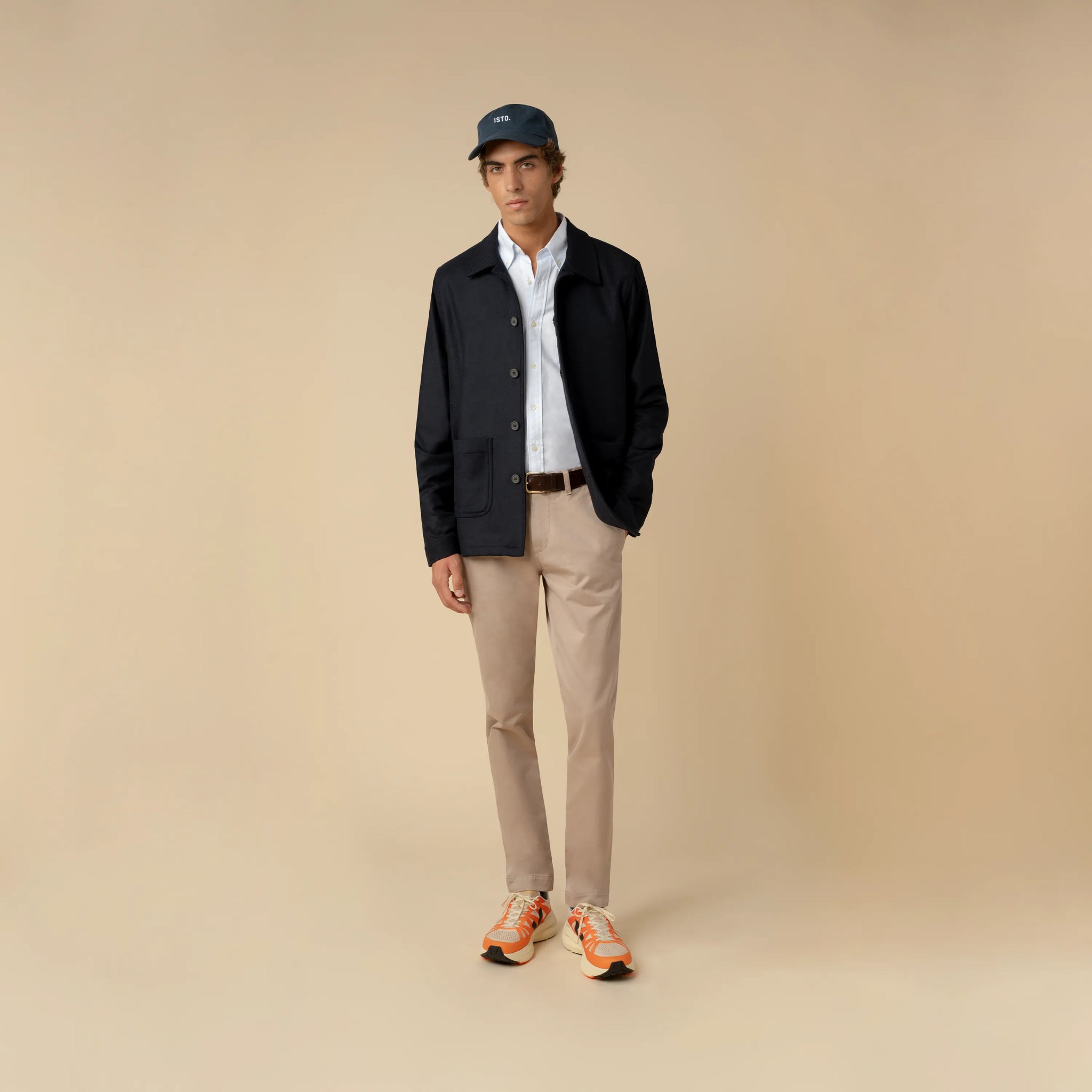 RECYCLED WOOL WORK JACKET