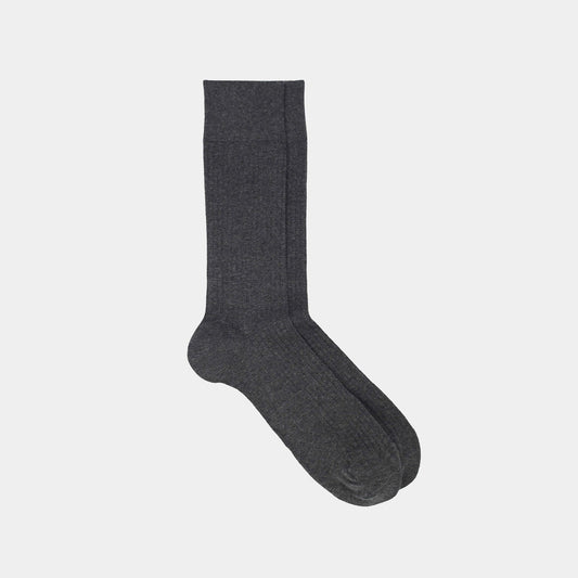 Ribbed Cotton Socks