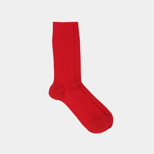 Ribbed Cotton Socks