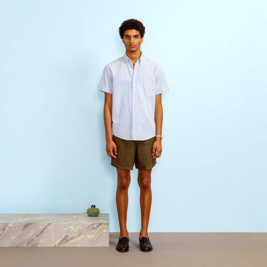 SHORT SLEEVED SEERSUCKER