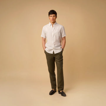 SHORT SLEEVED LINEN