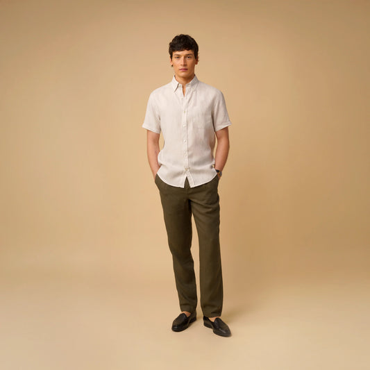 SHORT SLEEVED LINEN