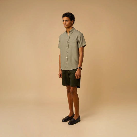 SHORT SLEEVED LINEN