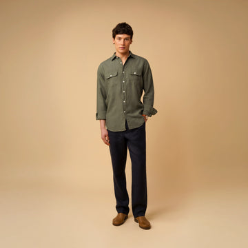 TWO POCKET LINEN SHIRT