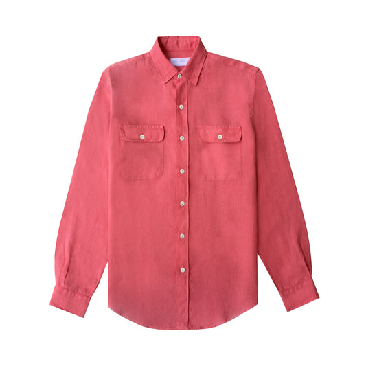 TWO POCKET LINEN SHIRT