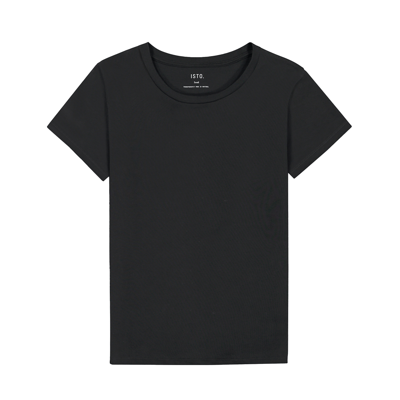 WOMEN'S CREW TEE T-Shirts ISTO. store Black XS