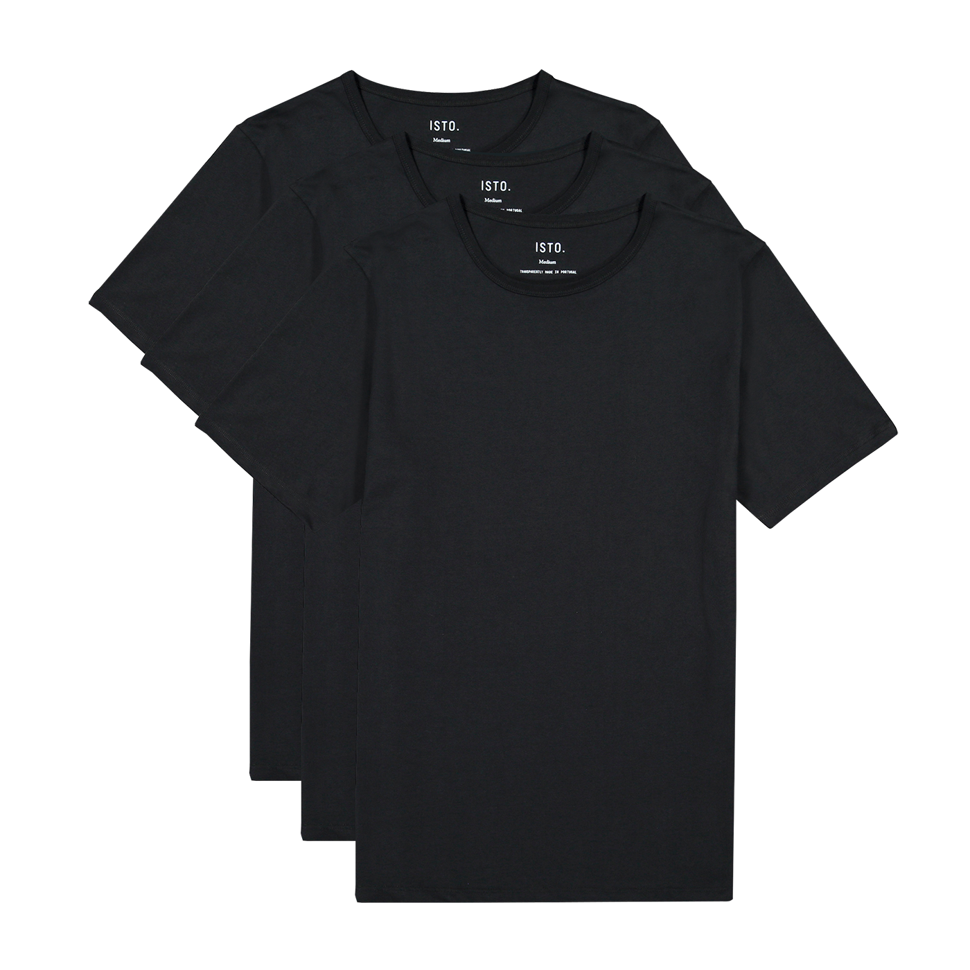 3-PACK CLASSIC T-SHIRT T-Shirts ISTO. Black XS 
