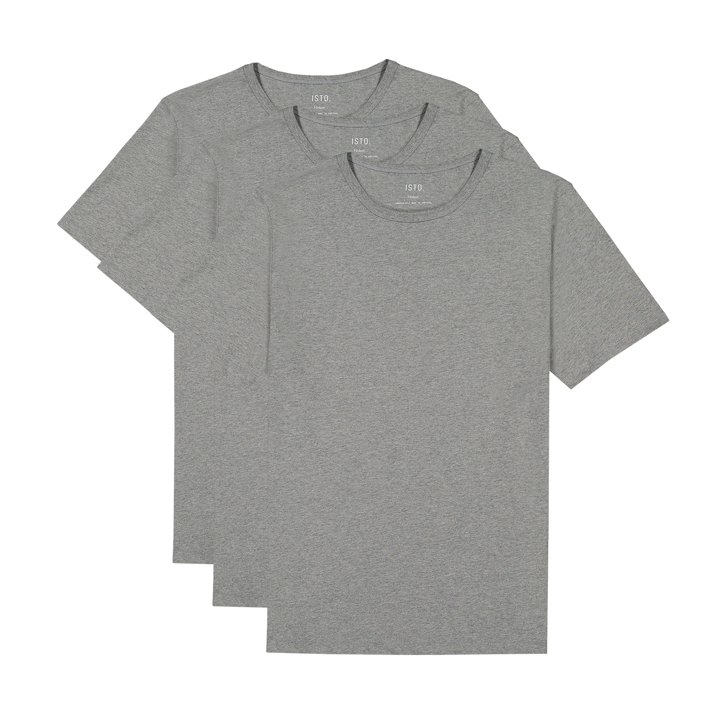 3-PACK CLASSIC T-SHIRT T-Shirts ISTO. Grey XS 