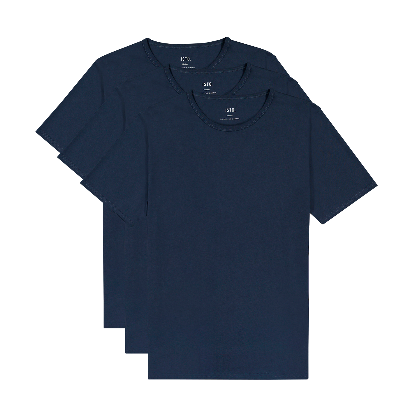 3-PACK CLASSIC T-SHIRT T-Shirts ISTO. Navy XS 