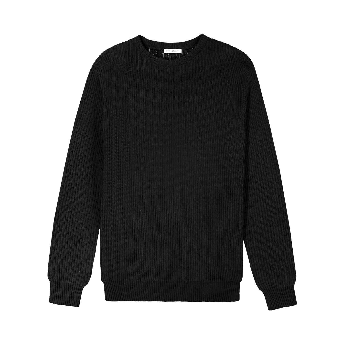 COTTON SWEATER Knitwear ISTO. Black S