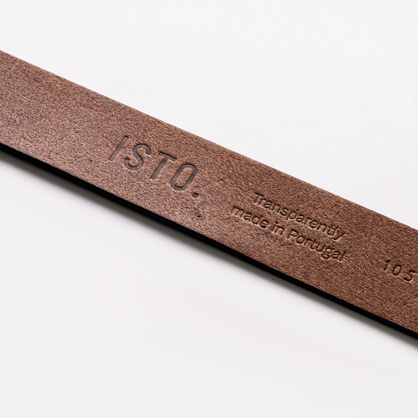 VEGETABLE TANNED BELT Clothing Accessories ISTO.   