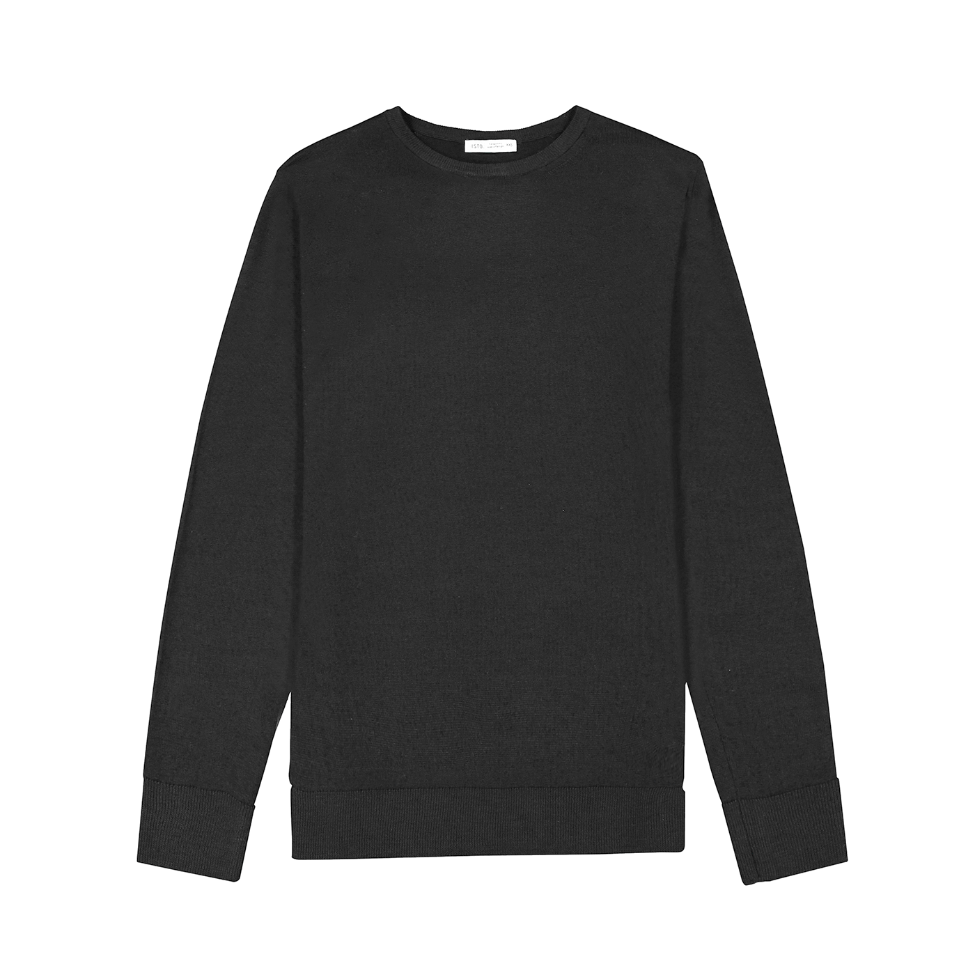 MERINO WOOL SWEATER  ISTO. Black XS