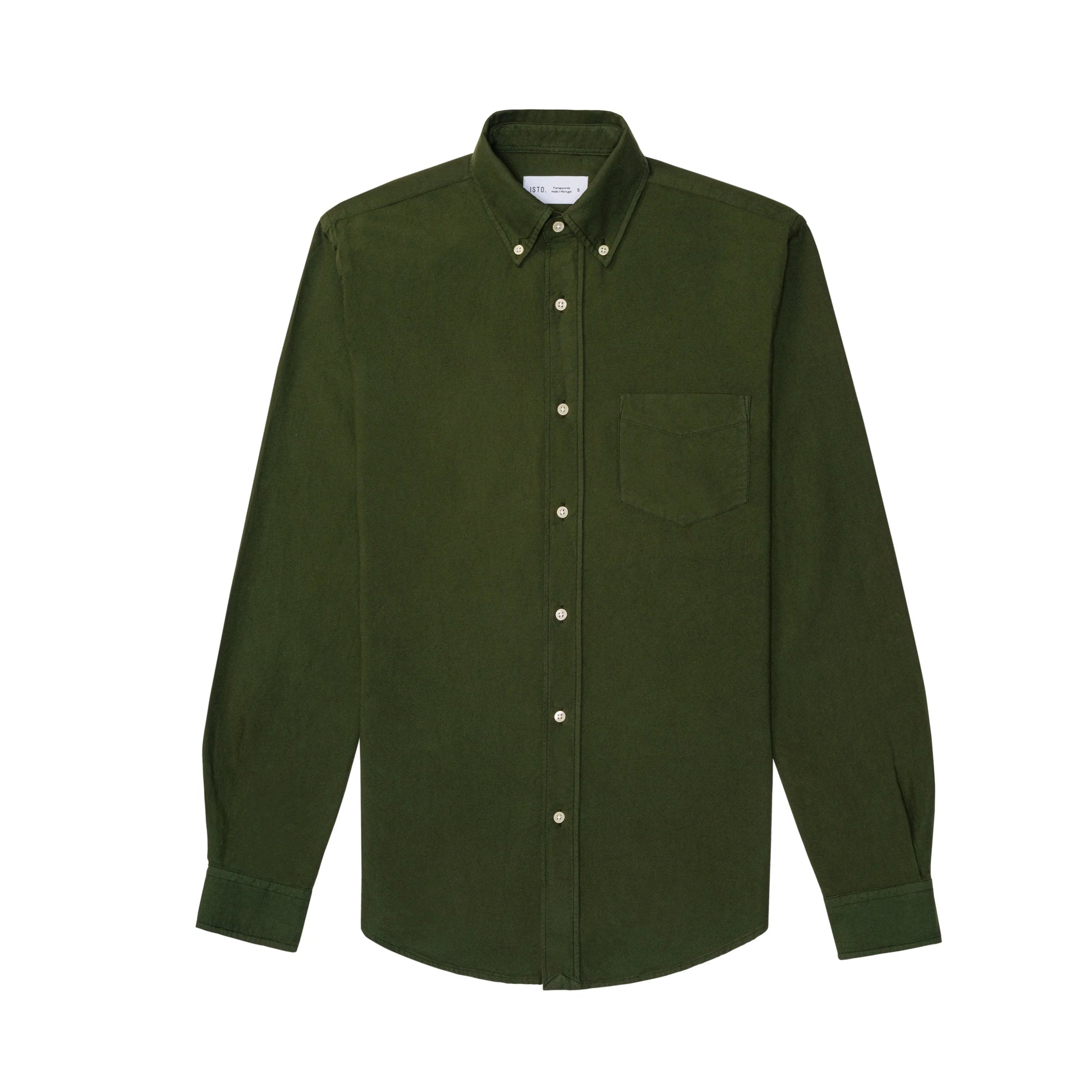NORMAL SHIRT Shirts ISTO. Forest Green S 