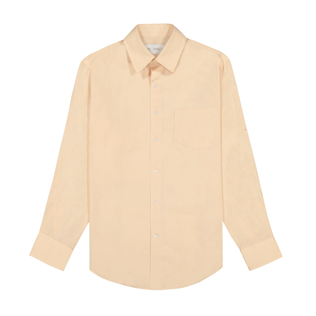 LINEN SHIRT Shirts ISTO. Peach XXS